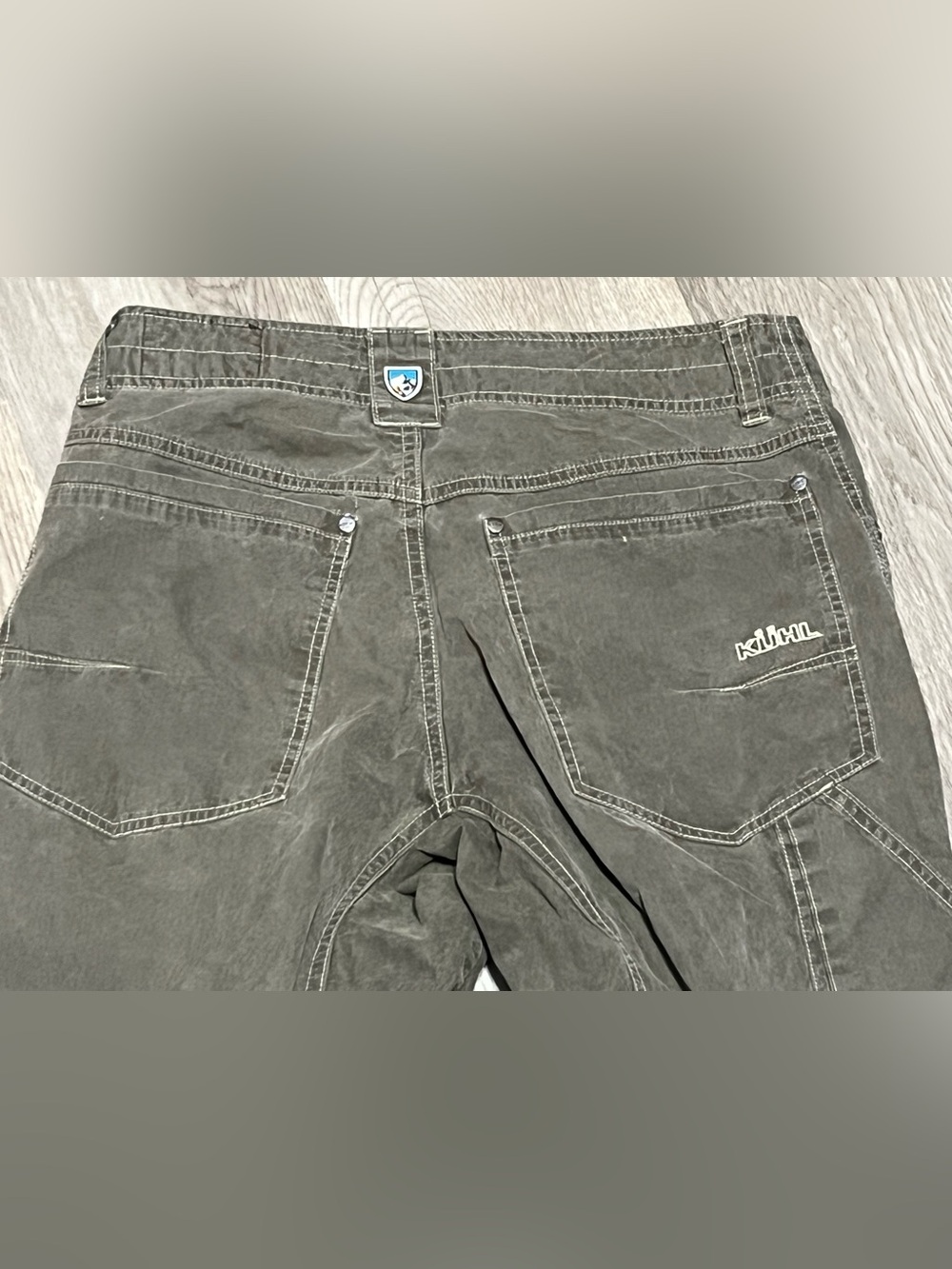 Kuhl Men’s 30x31 Revolvr Pants Vintage Patina Dye Outdoor Hiking Grey